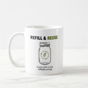 Nachhaltiges Leben Kaffeetasse