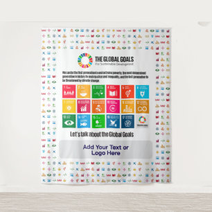 Nachhaltigkeitsdekor für Zuhause Office-Klassenzim Wandteppich