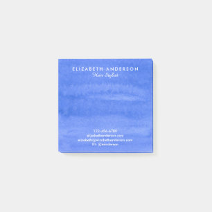 Nachhinein zum Wasserfarbenzwinkelgeschäft Post-it Klebezettel