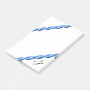 Nachhinweis - Blauschattierungen Post-it Klebezettel