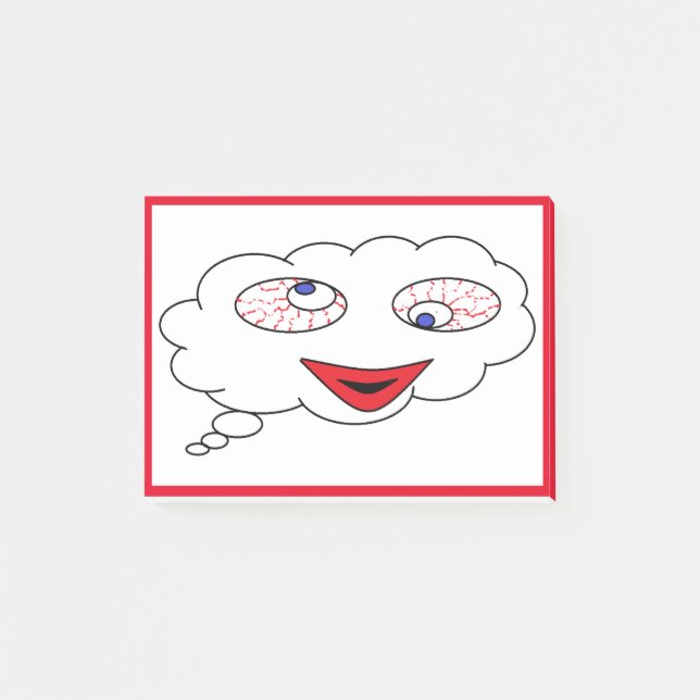 Nachhinweise Personalisiert kundenspezifisch Post-it Klebezettel (Vorderseite)