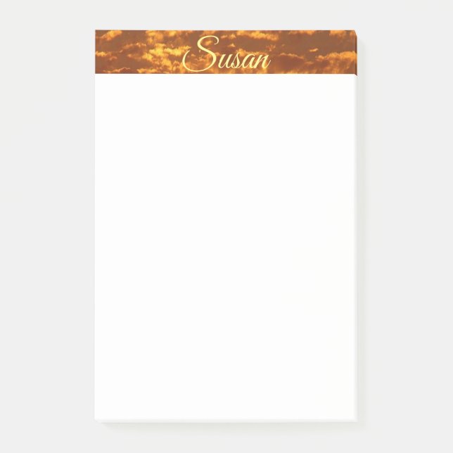 Nachhinweise Post-it Klebezettel (Vorderseite)