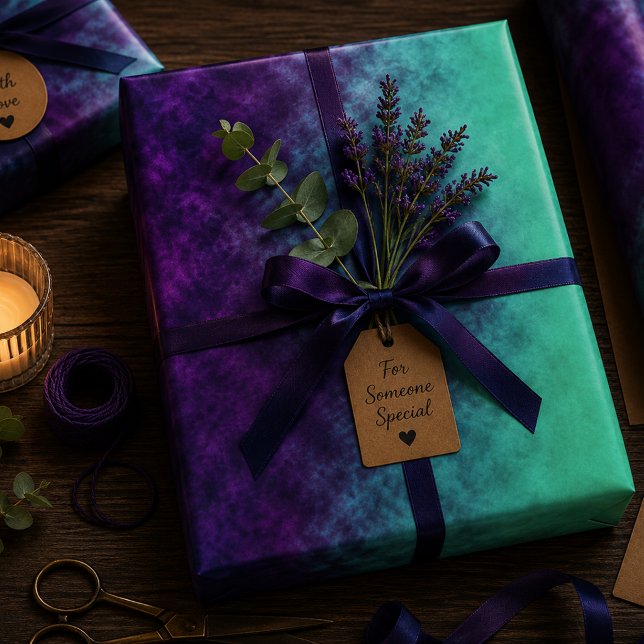 Nachklänge der Amethyst-Gezeiten Geschenkpapier Set (Von Creator hochgeladen)