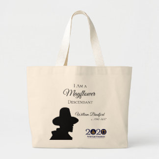 Nachkomme-Tasche Williams Bradford Mayflower Jumbo Stoffbeutel