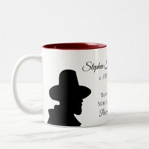 Nachkomme-Tasse Stephen Hopkins Mayflower Zweifarbige Tasse