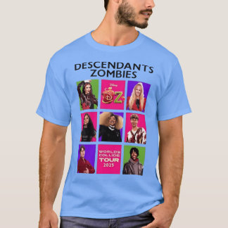 Nachkommen Zombies Welten kollidieren Tour 2025 Fr T-Shirt