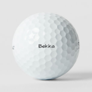 Nachlässige Handschrift Name Titleist VI Golfbälle
