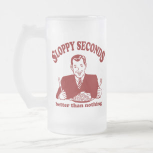 Nachlässige Sekunden Mattglas Bierglas