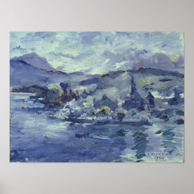 Nachmittag am Vierwaldstättersee, 1924 Poster (Vorne)