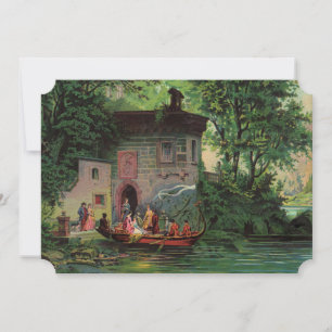 Nachmittag an See Como Einladung