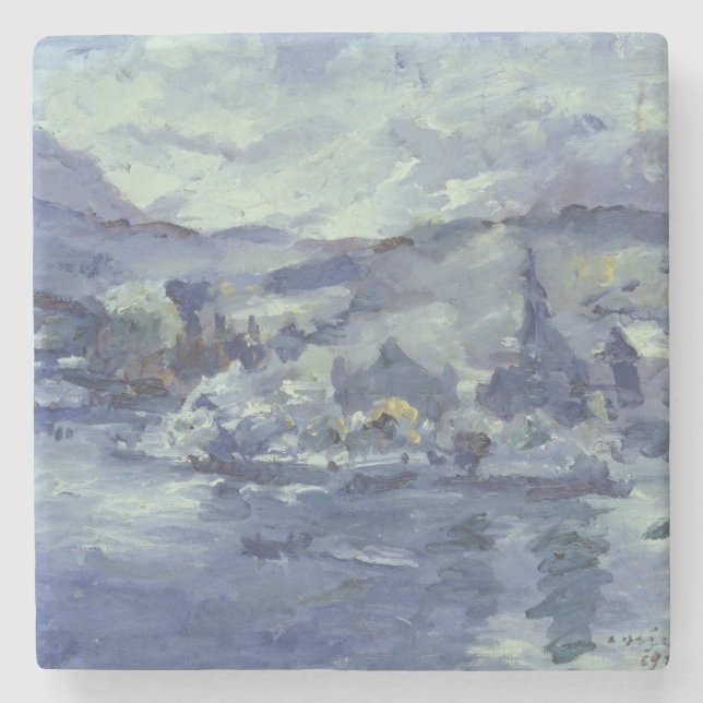 Nachmittag auf Luzerner See, 1924 Steinuntersetzer (Vorderseite)
