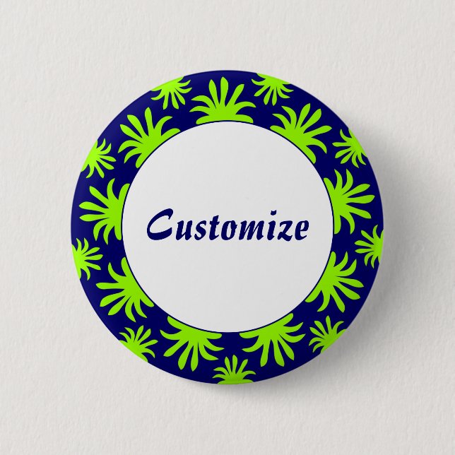 Nachmittag des Triffids-Template Button (Vorderseite)
