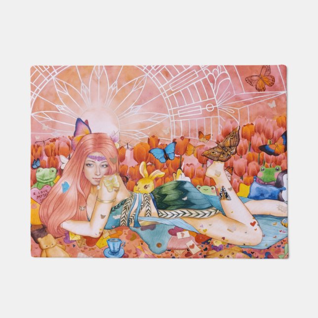 Nachmittag Fußmatte (Vorderseite)