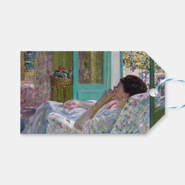 Nachmittag - Gelbes Zimmer 1910 Geschenkanhänger (Vorderseite (Horizontal))