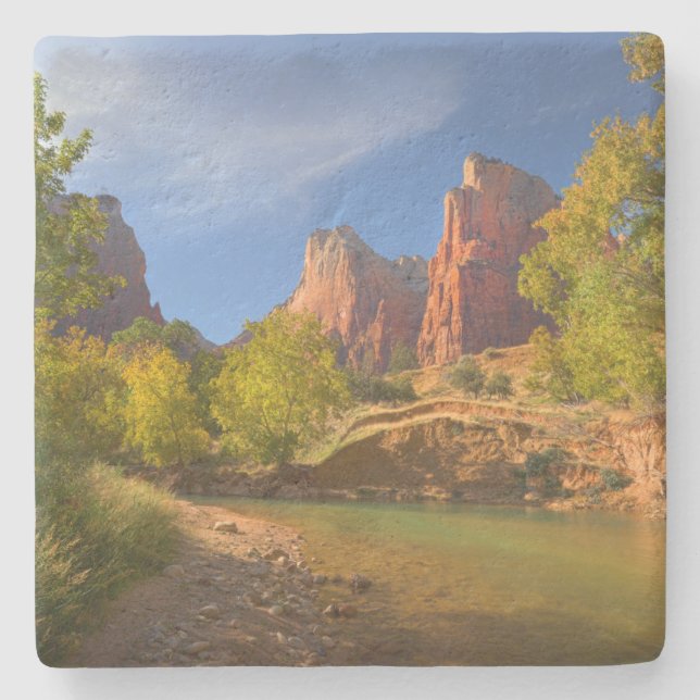 Nachmittag im Zion-Nationalpark Steinuntersetzer (Vorderseite)