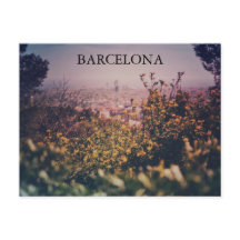 NACHMITTAG IN BARCELONA POSTKARTE