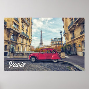 Nachmittag in Paris, Frankreich Poster
