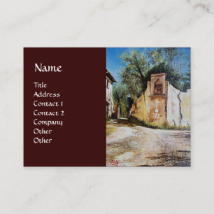 NACHMITTAG in RIMAGGIO/in Toskana-Ansicht Visitenkarte