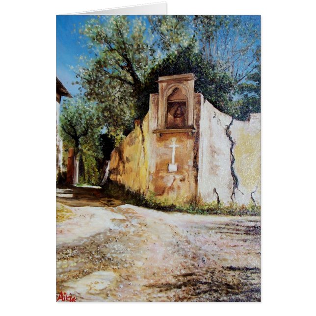 NACHMITTAG IN RIMAGGIO / Toskana Aussicht (Vorne)