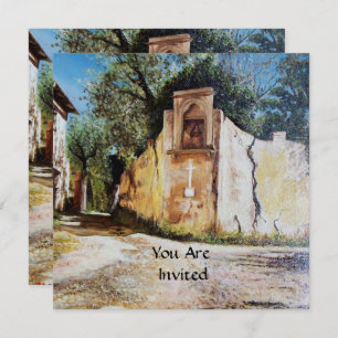 NACHMITTAG IN RIMAGGIO / Toskana Aussicht Einladung