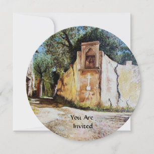 NACHMITTAG IN RIMAGGIO / Toskana Aussicht Einladung