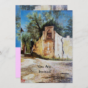 NACHMITTAG IN RIMAGGIO / Toskana Aussicht Einladung