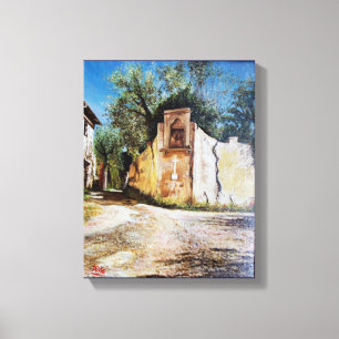 NACHMITTAG IN RIMAGGIO / Toskana Aussicht Leinwanddruck