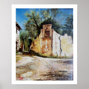 NACHMITTAG IN RIMAGGIO / Toskana Aussicht Poster