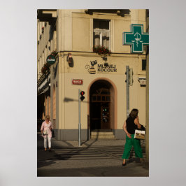 Nachmittag in Vinohrady, Prag Poster