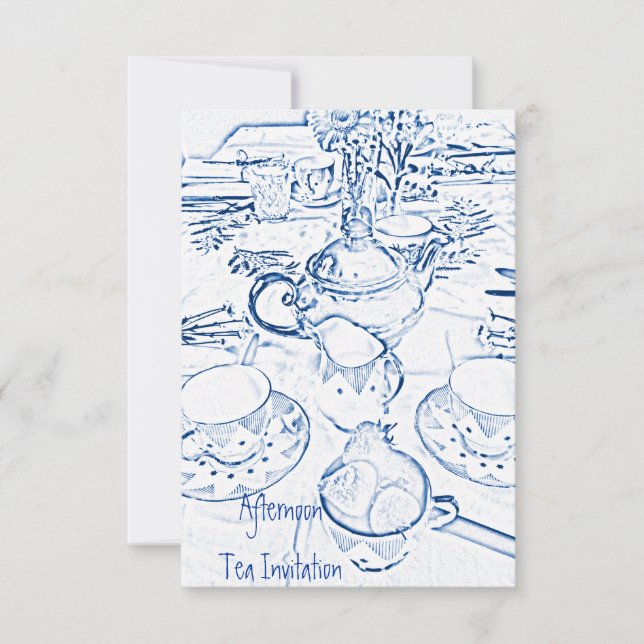 Nachmittags Einladung (Vorderseite)