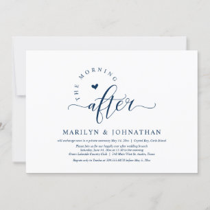 Nachmittags, Hochzeitsfeier Einladung