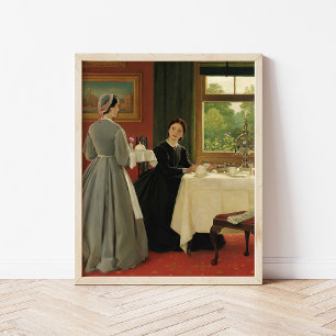 Nachmittags-Tee George Dunlop Leslie Poster