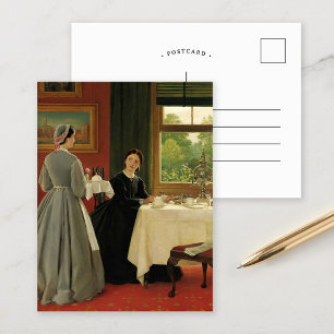 Nachmittags-Tee George Dunlop Leslie Postkarte