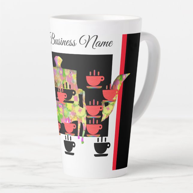 Nachmittags-Tee Milchtasse (Rechte Ecke)