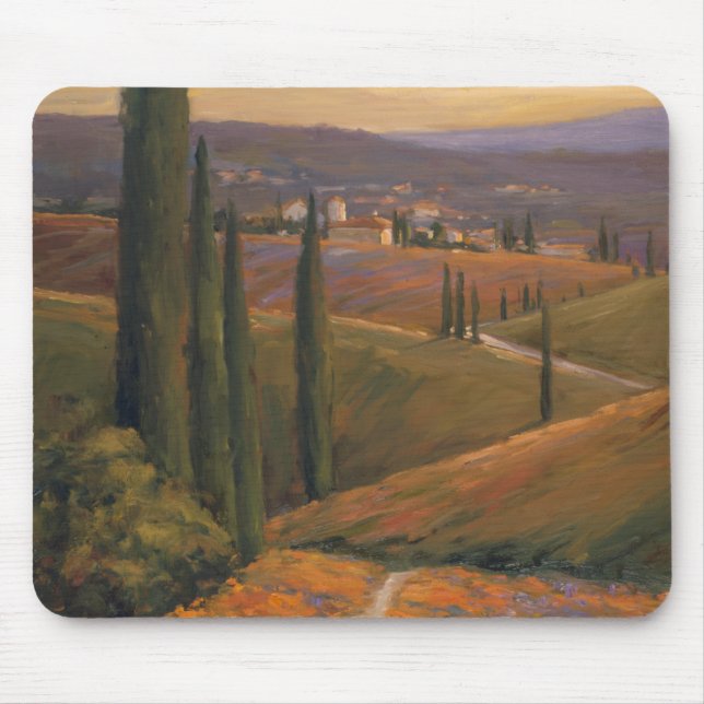 Nachmittags-Weg I Mousepad (Vorne)