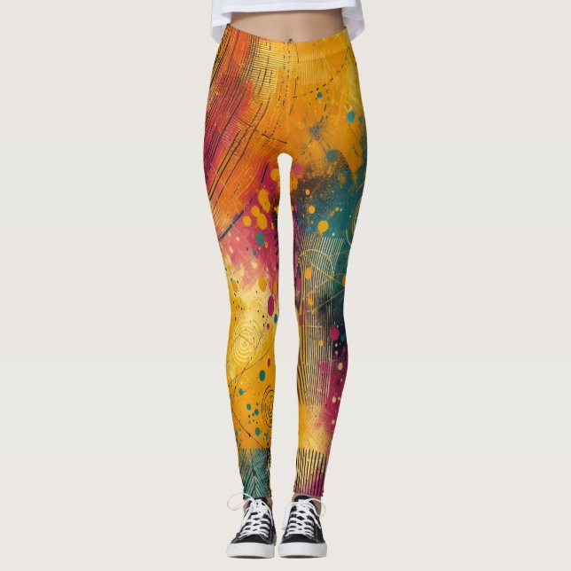 "Nachmittagsfreude" Leggings (Vorderseite)
