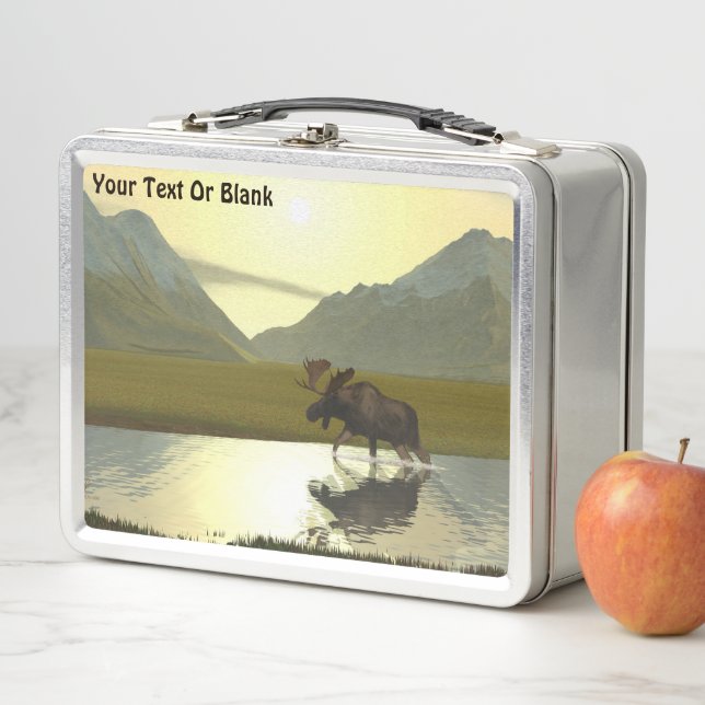 Nachmittagsmoose Metall Brotdose (Beispiel)