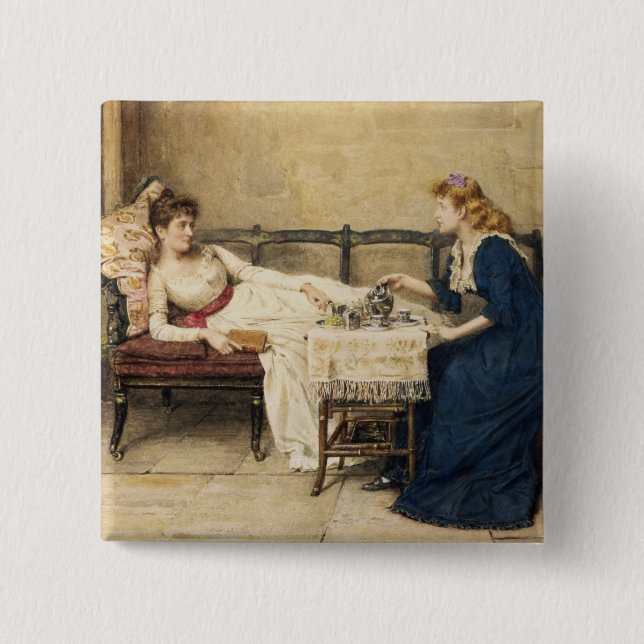 Nachmittagstee Button (Vorderseite)