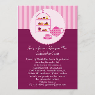 Nachmittagstee-Einladung Einladung