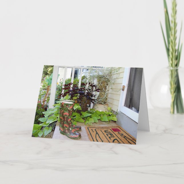 Nachmittagstee Karte (Vorderseite)