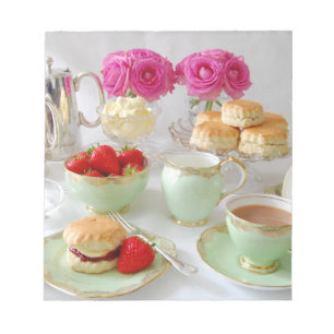 Nachmittagstee-Notizblock Notizblock