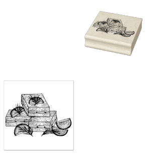 Nachmittagstee Party Cucumber Dill Finger Sandwich Gummistempel