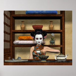 Nachmittagstee Poster