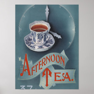 Nachmittagstee Poster