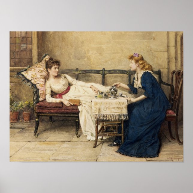 Nachmittagstee Poster (Vorne)