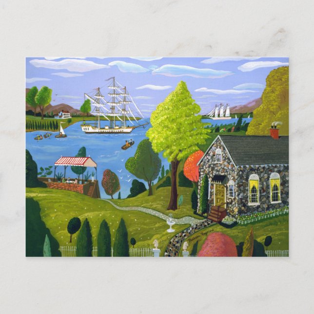 Nachmittagstee Postkarte (Vorderseite)