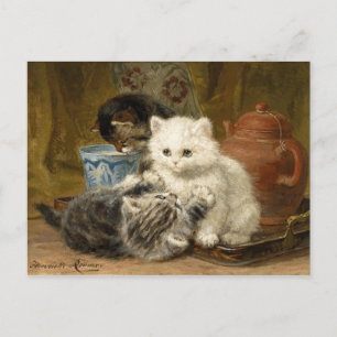 Nachmittagstee - Ronner-Knip Postkarte
