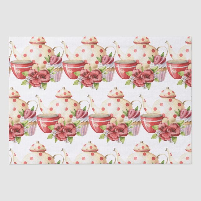 Nachmittagstee Seidenpapier (Vorderseite)