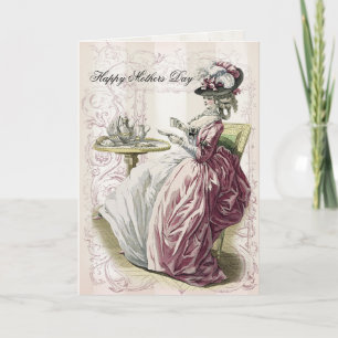 Nachmittagstee! Tag der glücklichen Mütter Karte