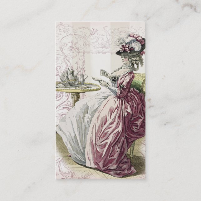 Nachmittagstee! Visitenkarte (Vorderseite)